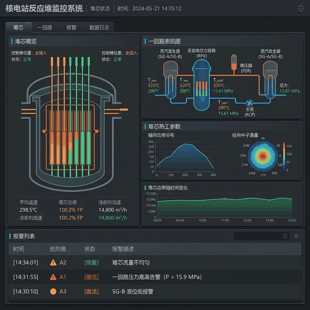 某沿海大型核电站核岛基础底板与安全壳外壁变形监测系统